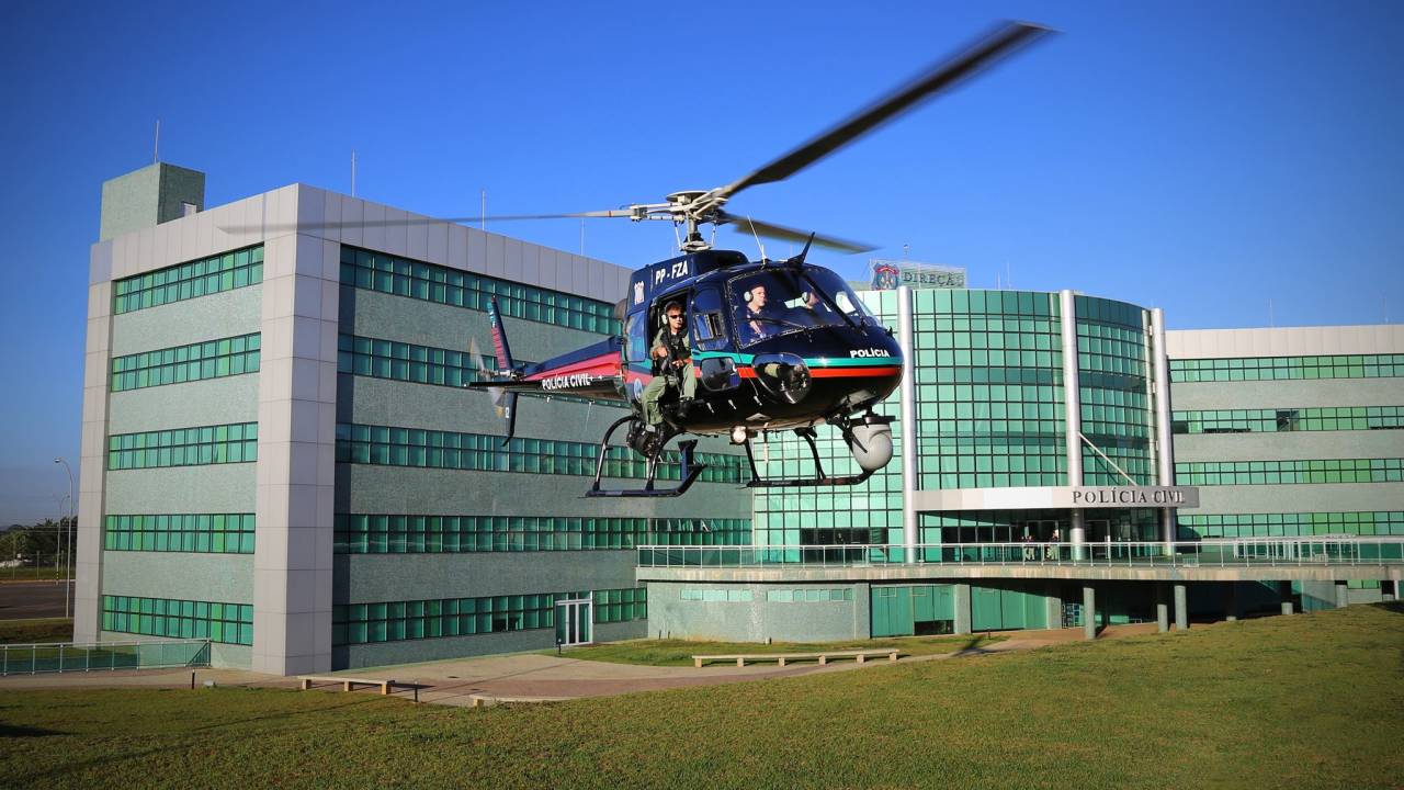 Helicóptero da Polícia Civil