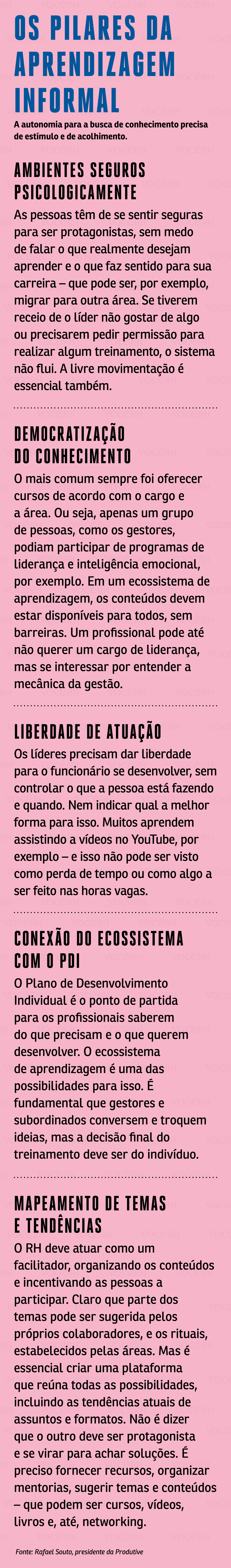 Os pilares da aprendizagem informal