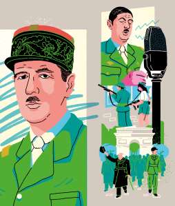 Ilustração de Charles de Gaulle