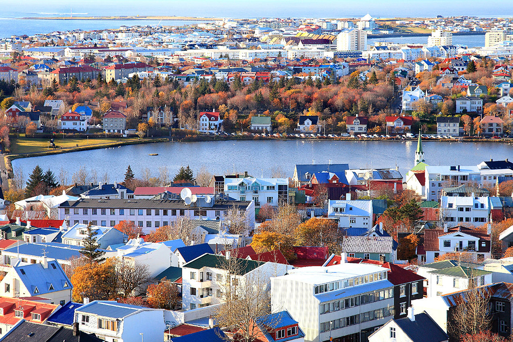 Capital da Islândia, Reykjavik.