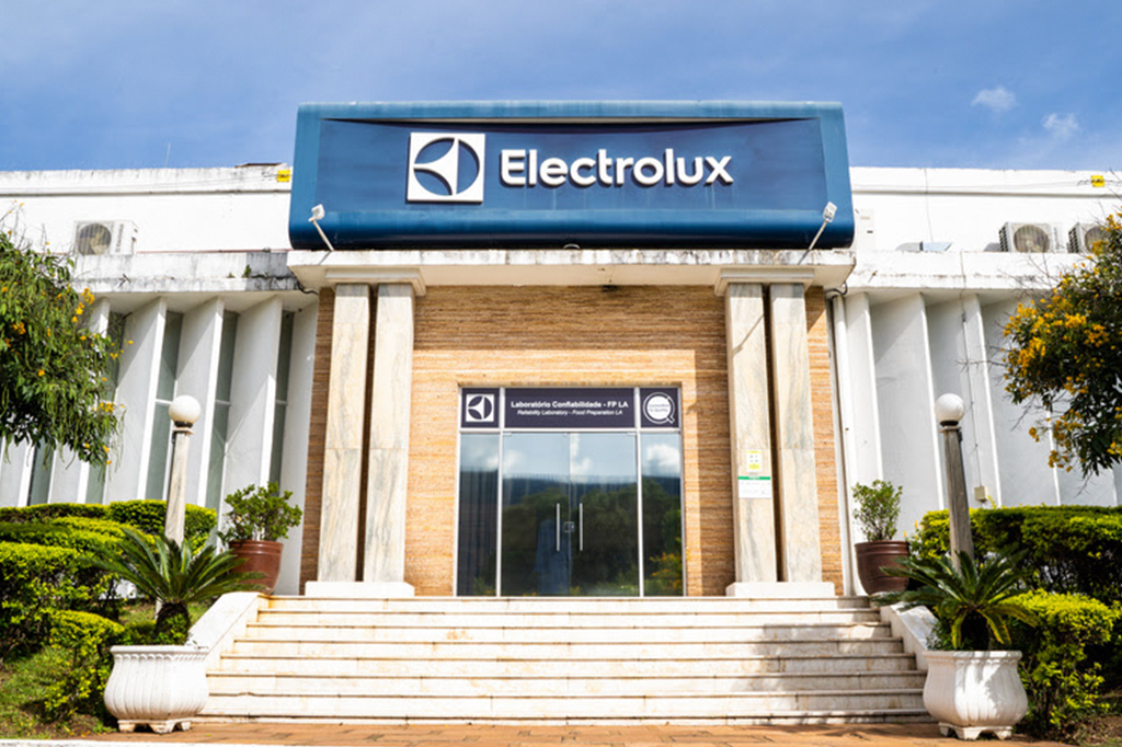 Fachada da sede do prédio da empresa Electrolux.